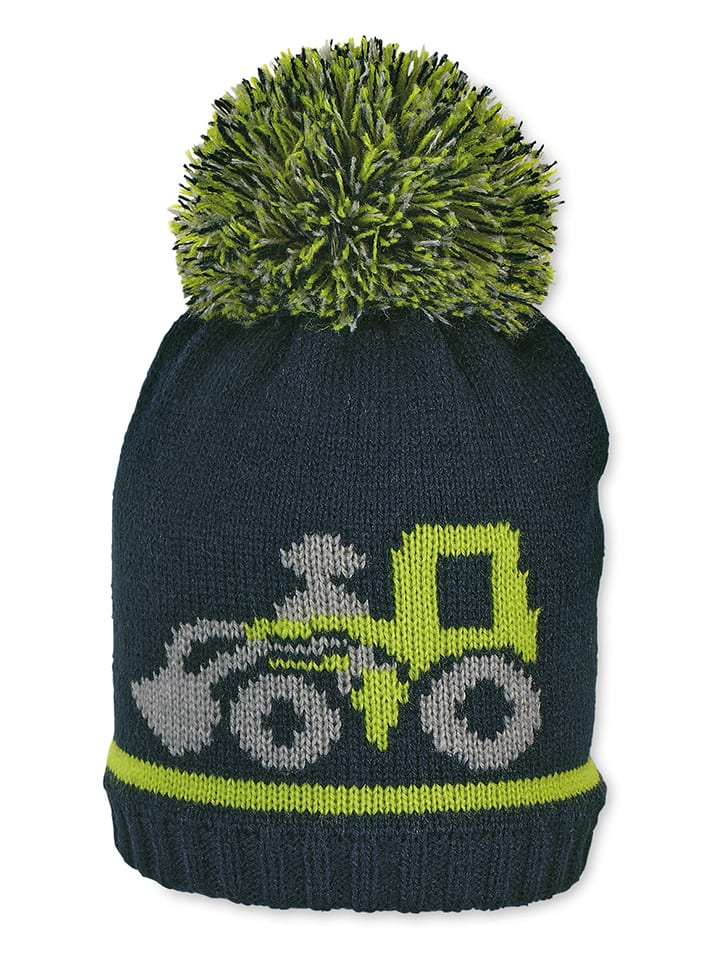 Sterntaler Dzianinowa czapka w kolorze granatowym rozmiar: 47 cm