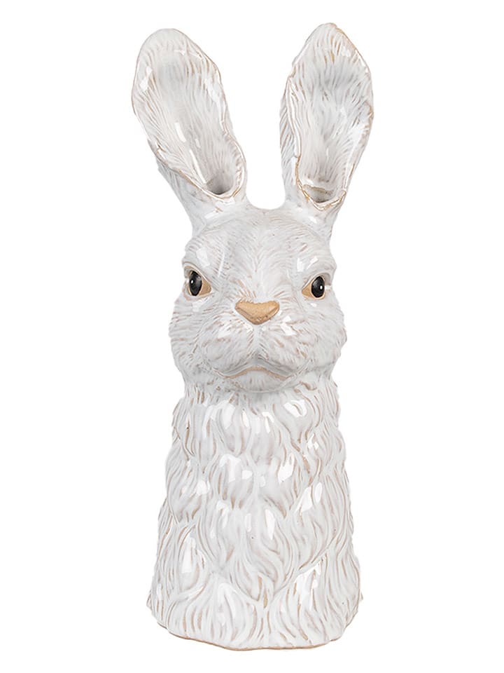 Clayre & Eef Wazon w kolorze białym - 13 x 33 x 14 cm rozmiar: onesize