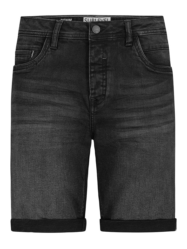 Sublevel Bermudy dżinsowe w kolorze czarnym rozmiar: W34