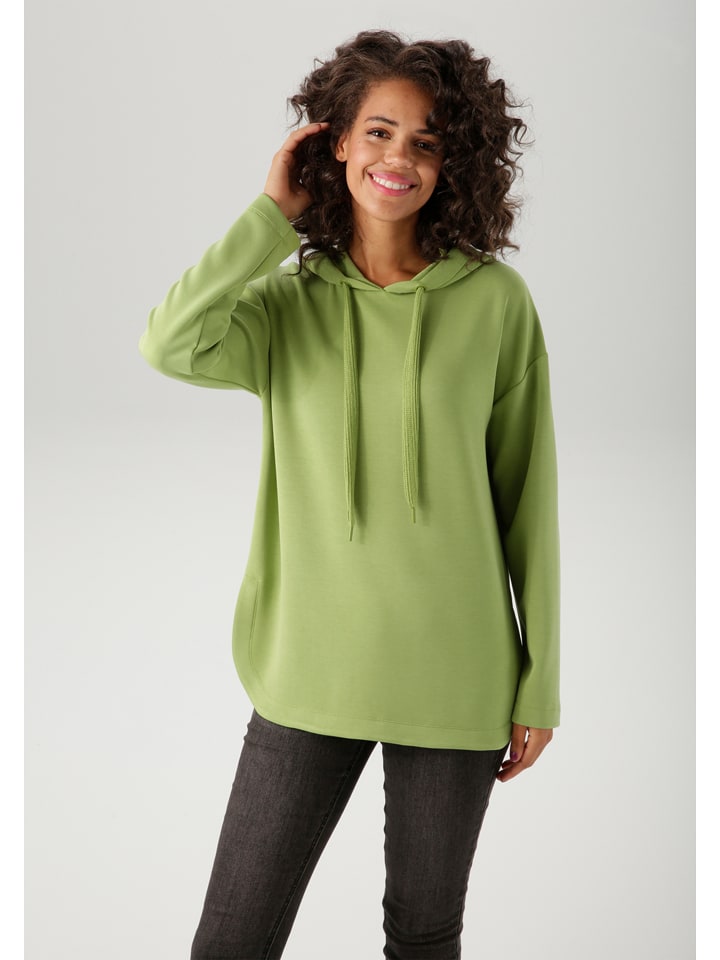 Aniston Bluza w kolorze zielonym rozmiar: 48