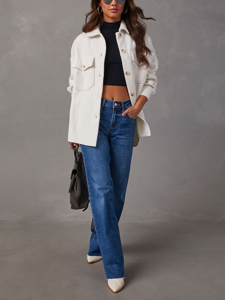 LA Angels Koszula w kolorze kremowym rozmiar: L