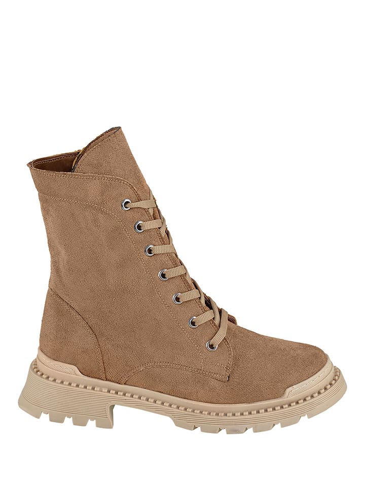 Lizza Shoes Trzewiki w kolorze brązowym rozmiar: 36