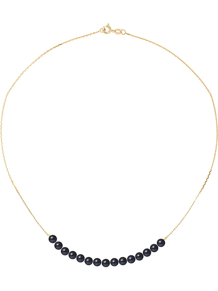 Mitzuko Złoty naszyjnik z perłami - dł. 42 cm rozmiar: onesize