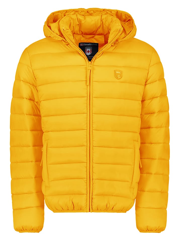 Canadian Peak Kurtka pikowana "Amitaleak" w kolorze żółtym rozmiar: XL