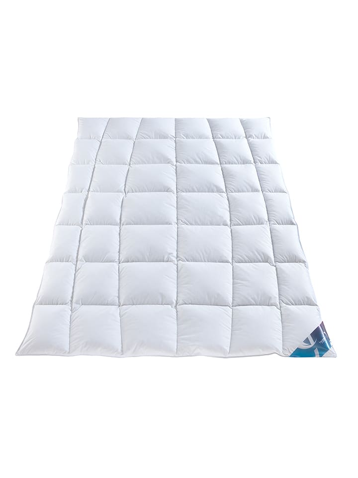 Häussling Bettwaren Całoroczna kołdra puchowa w kolorze białym rozmiar: 155x220 cm
