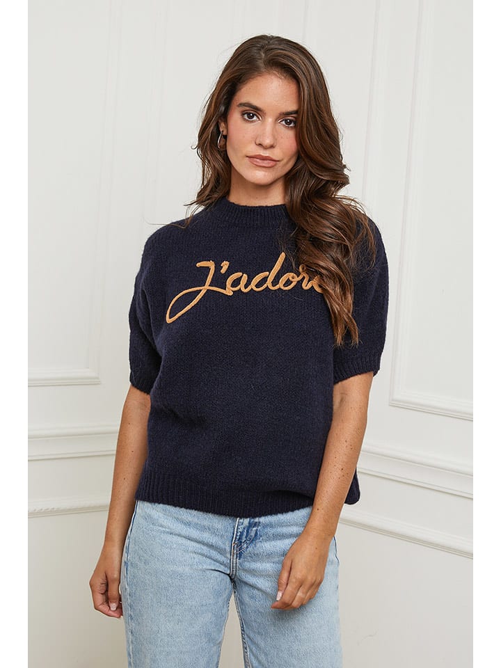 L'armoire de Suzette Sweter w kolorze granatowym rozmiar: 38/40