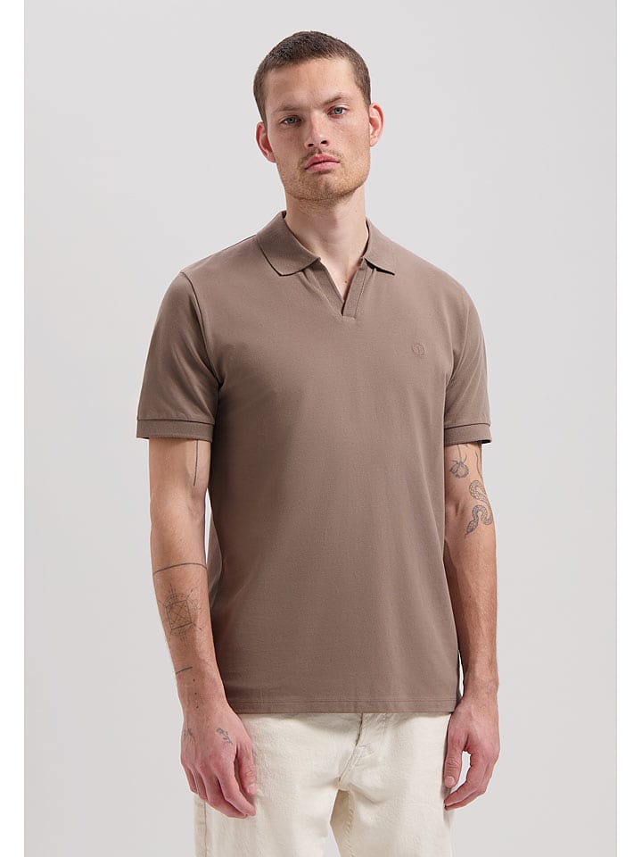 DSTREZZED Koszulka polo w kolorze jasnobrązowym rozmiar: 3XL