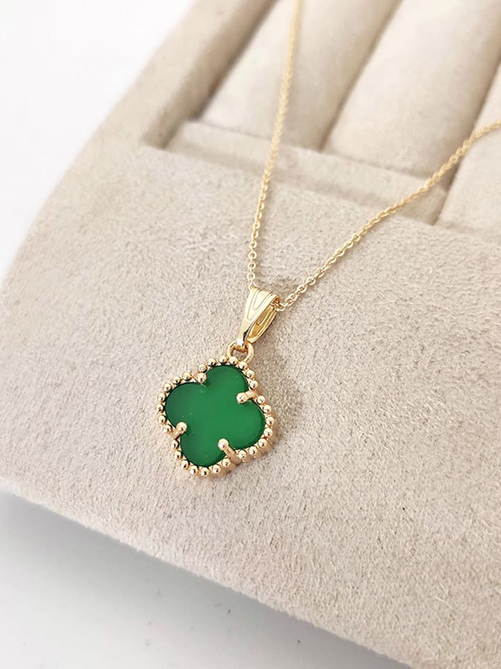 Nakkash Pozłacany naszyjnik z zawieszką - dł. 42 cm rozmiar: onesize