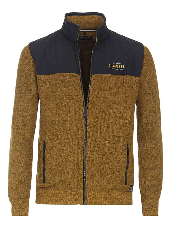 CASAMODA Kardigan w kolorze jasnobrązowo-granatowym rozmiar: 4XL