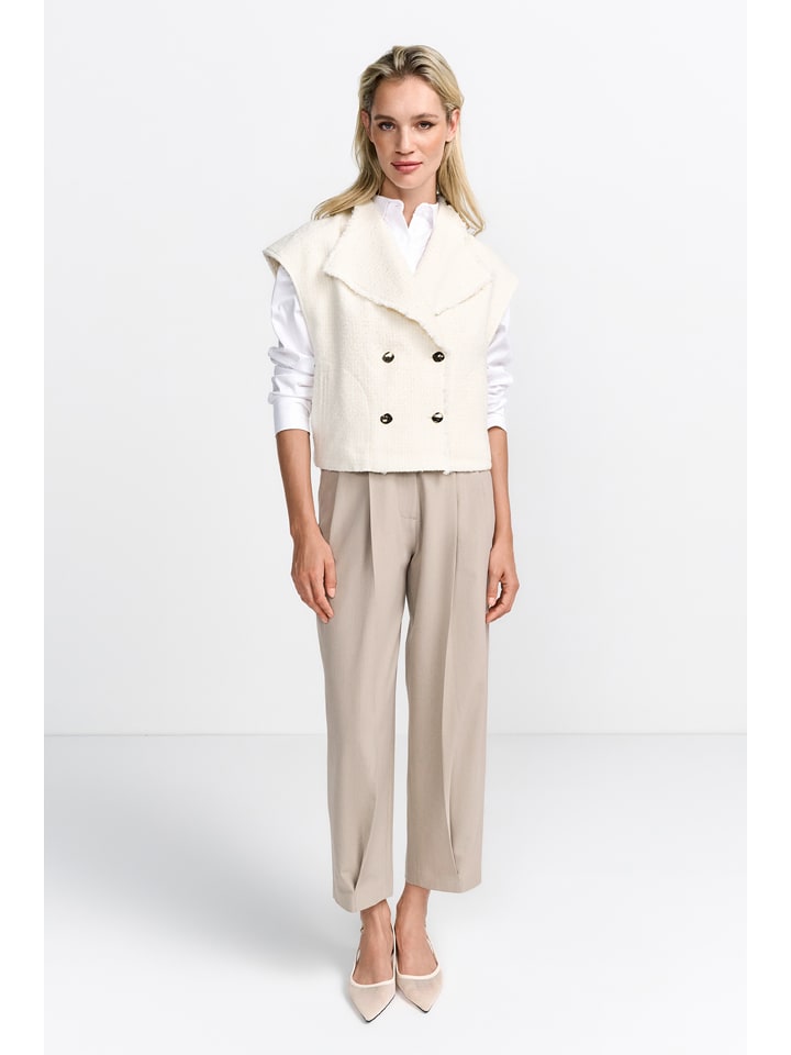 Rich & Royal Kamizelka w kolorze kremowym rozmiar: 34