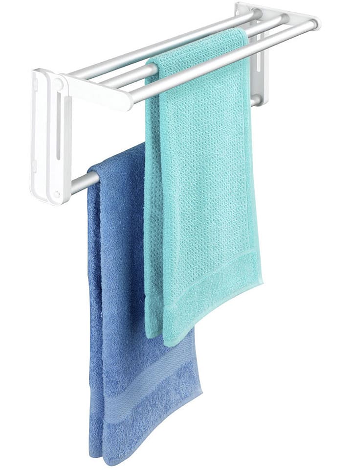 Wenko Wieszak "Maximex" w kolorze białym na ręcznik - 108 x 18 x 20,5 cm rozmiar: onesize