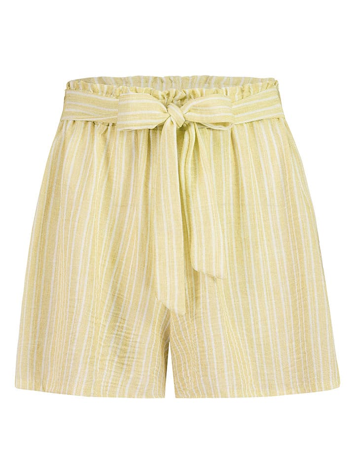 Sublevel Szorty w kolorze biało-żółtym rozmiar: S/M