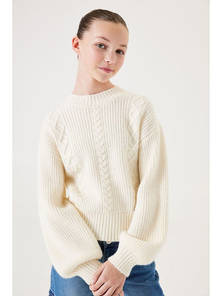 Garcia Sweter w kolorze kremowym rozmiar: 128/134