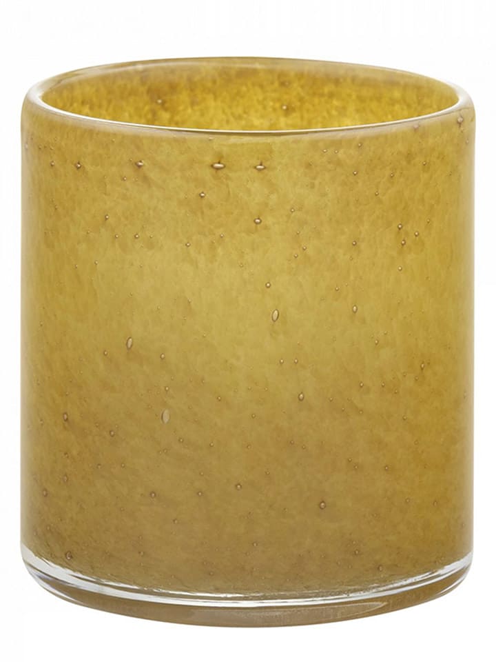 Blomus Świecznik "Saga" w kolorze żółtym - wys. 16 x Ø 15 cm rozmiar: onesize