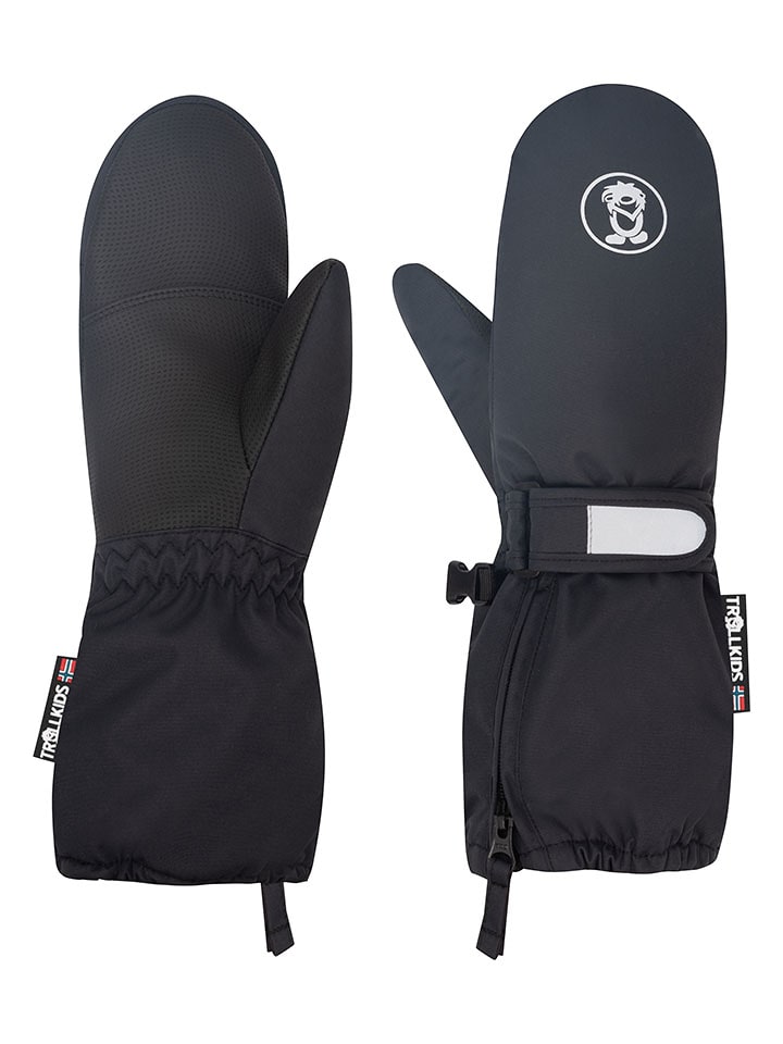 Trollkids Rękawiczki funkcyjne "Mitten XT" w kolorze czarnym rozmiar: 3