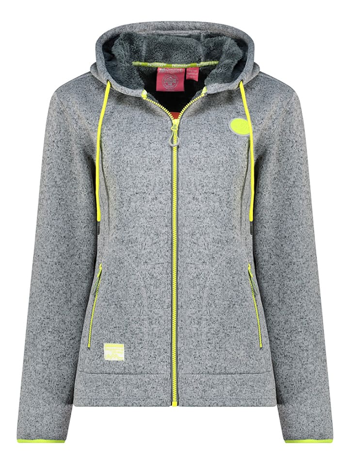 Geographical Norway Kurtka polarowa "Umariona" w kolorze szarym rozmiar: L