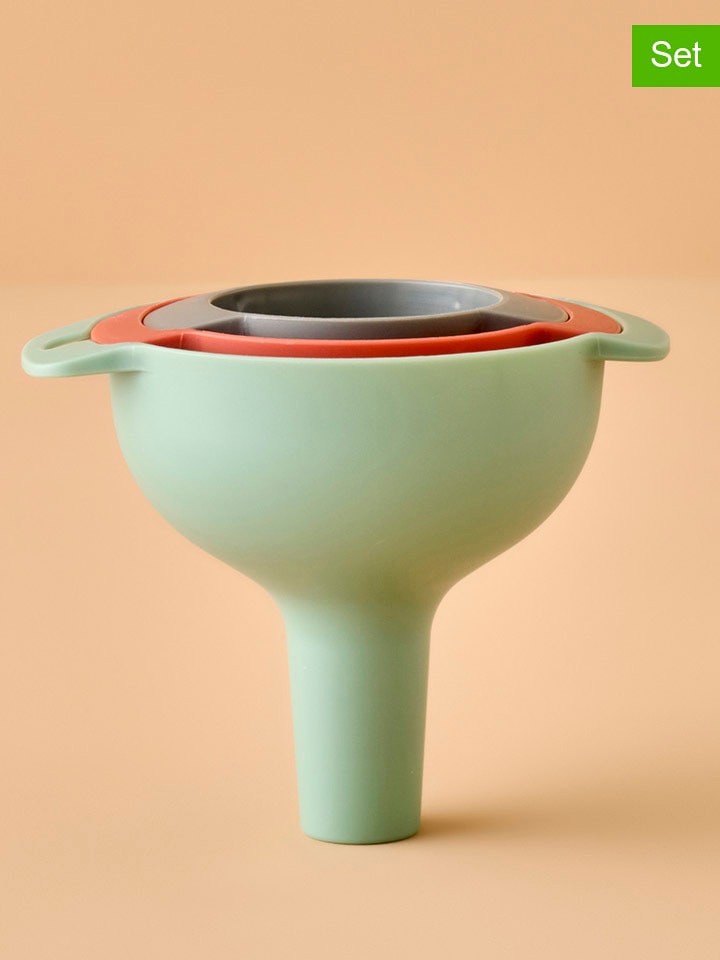 BELLA MAISON 3-częściowy zestaw w kolorze pomarańczowo-szaro-zielonym rozmiar: onesize