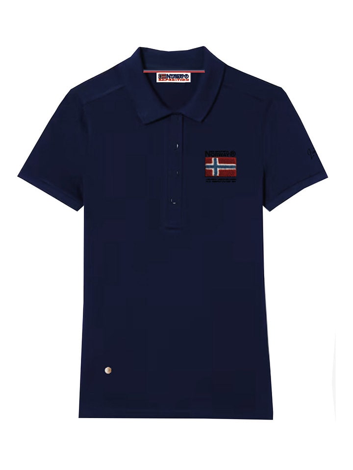 Geographical Norway Koszulka polo w kolorze granatowym rozmiar: M