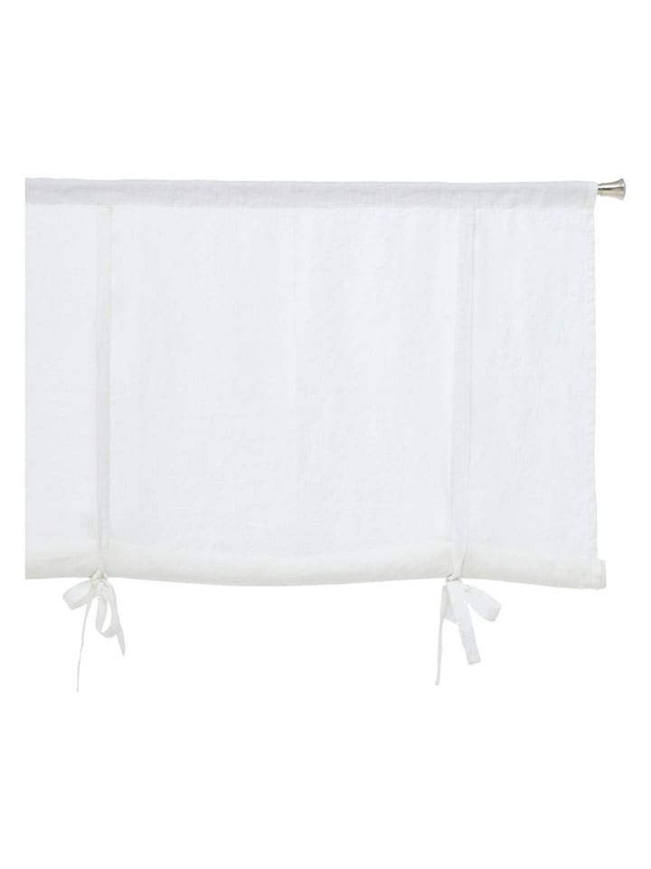 Ellos Home Podwijana zasłona w kolorze białym rozmiar: 120 cm