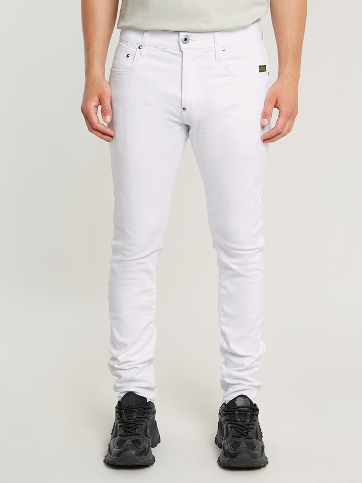 G-Star Dżinsy - Skinny fit - w kolorze białym rozmiar: W34/L30