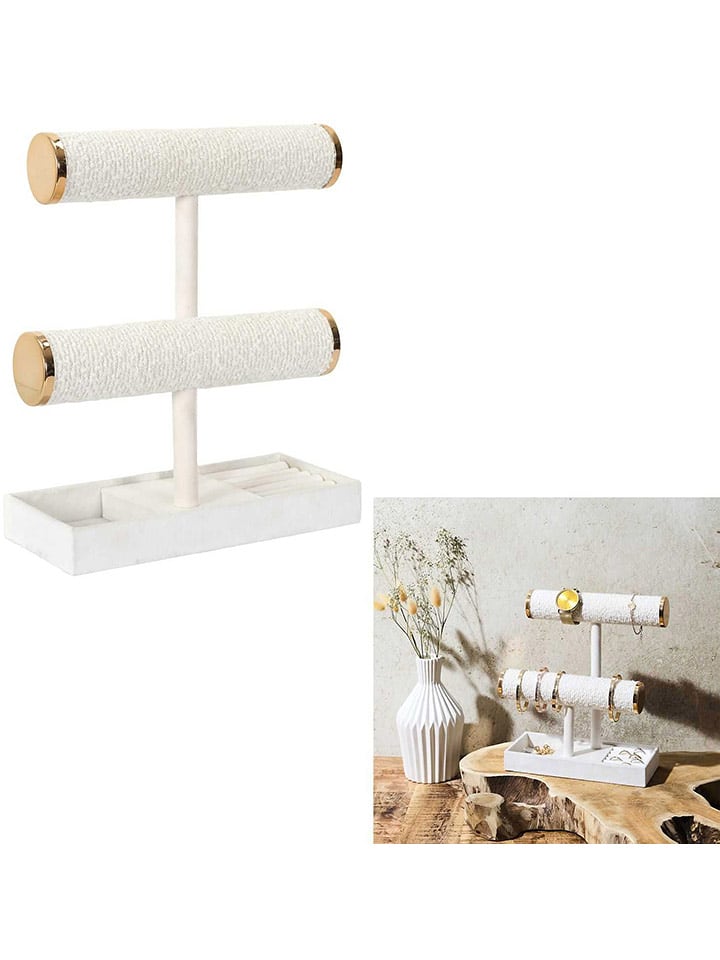 The Concept Factory Stojak na biżuterię w kolorze złoto-kremowym rozmiar: onesize