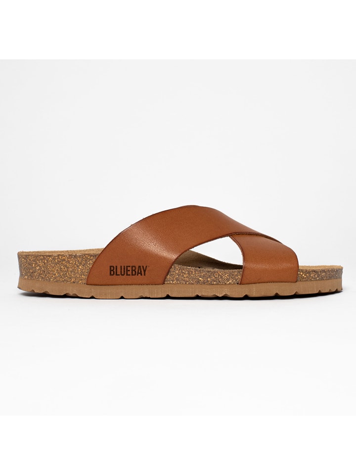 Blue Bay Klapki "Mirtille" w kolorze jasnobrązowym rozmiar: 41