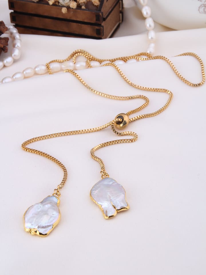 Pierres delicates Pozłacany naszyjnik z zawieszką - dł. 50 cm rozmiar: onesize