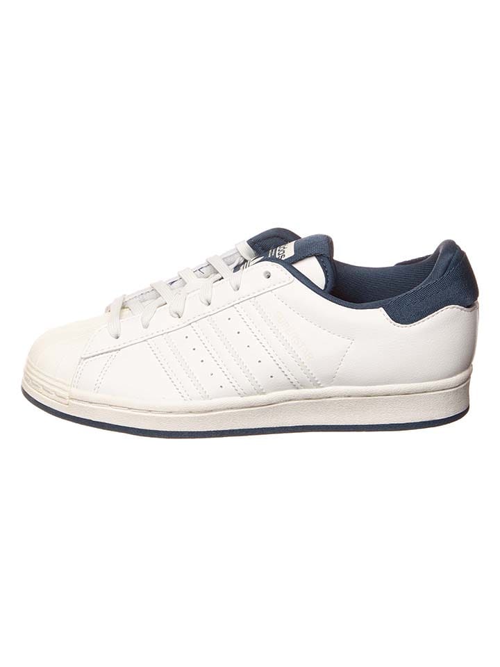 adidas Sneakersy "Superstar" w kolorze biało-granatowym rozmiar: 38 2/3