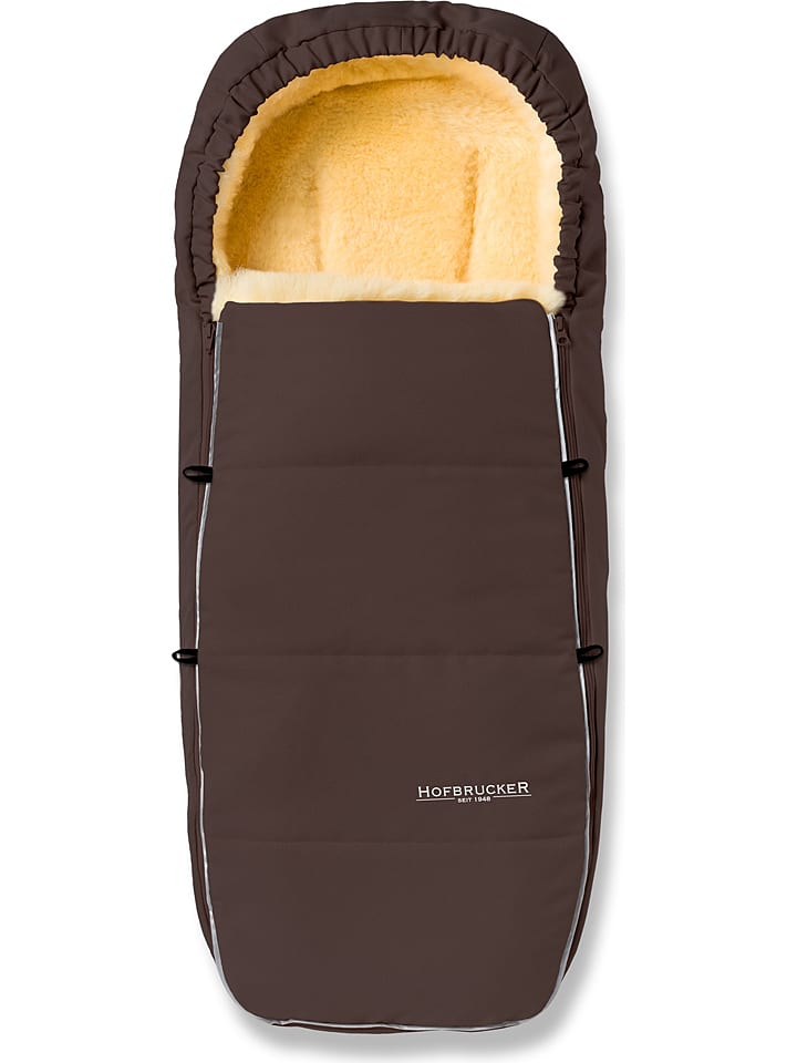 Hofbrucker Śpiworek "Alaska" w kolorze brązowym - 95 x 34 cm rozmiar: onesize