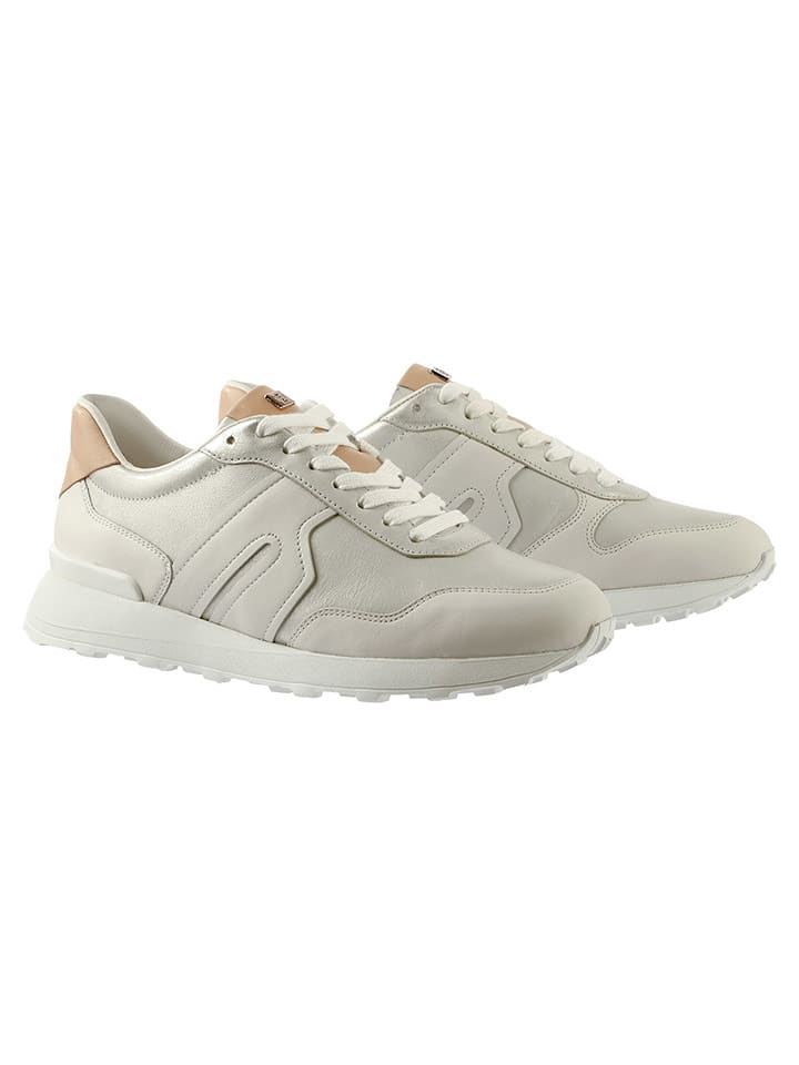 Högl Skórzane sneakersy w kolorze beżowym rozmiar: 38,5