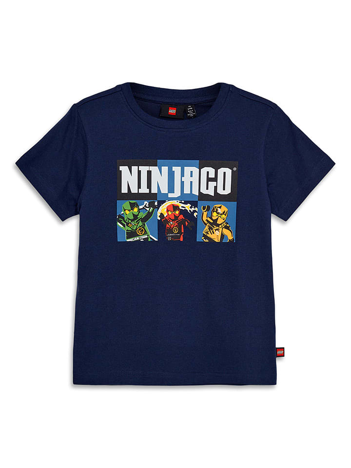 LEGO Koszulka w kolorze granatowym ze wzorem rozmiar: 98