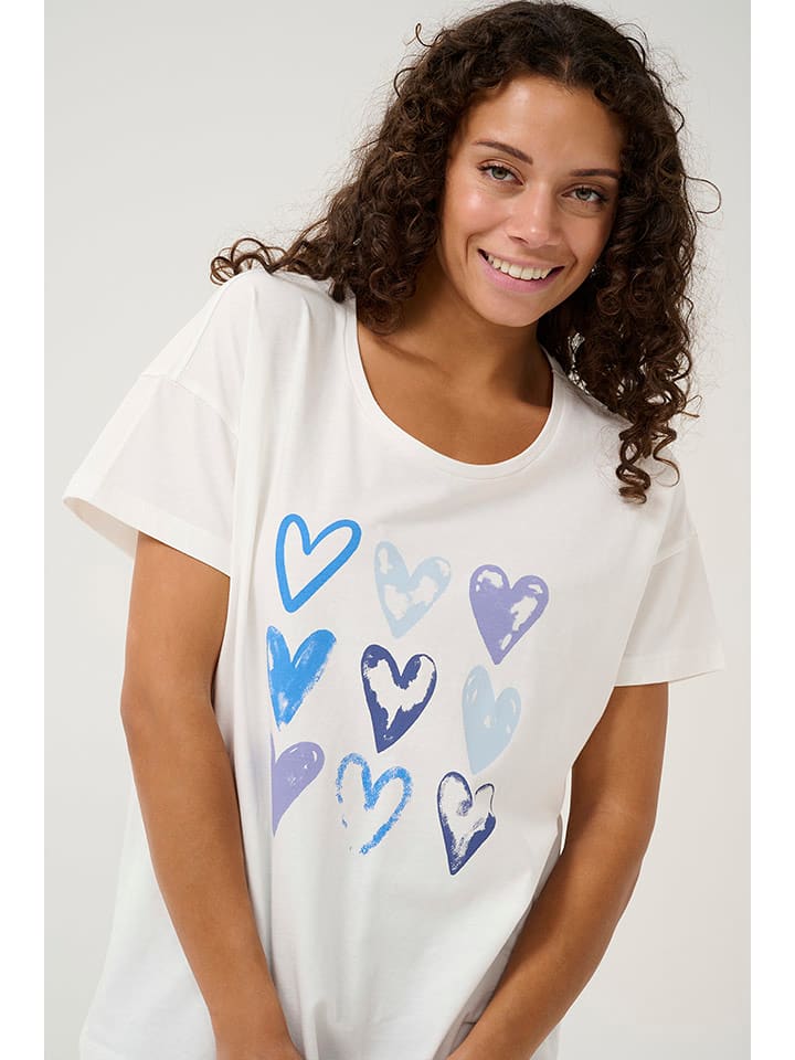 Cream Koszulka "Aude" w kolorze białym rozmiar: S