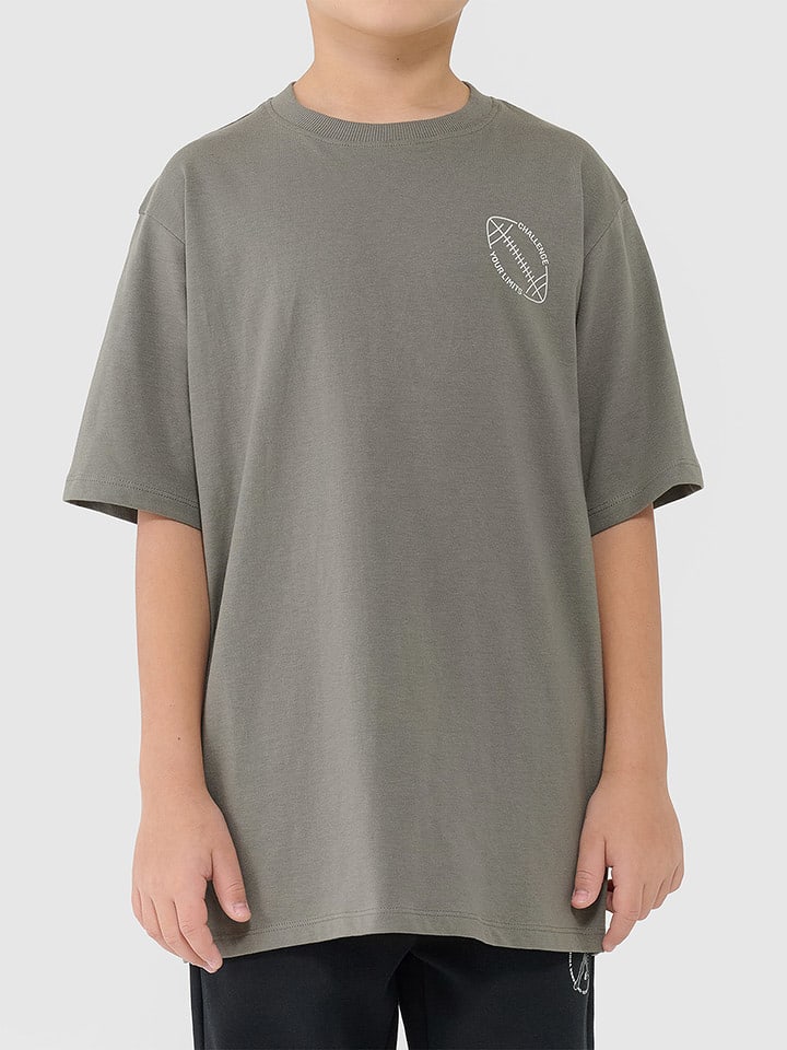 4F Koszulka w kolorze szarym rozmiar: 122