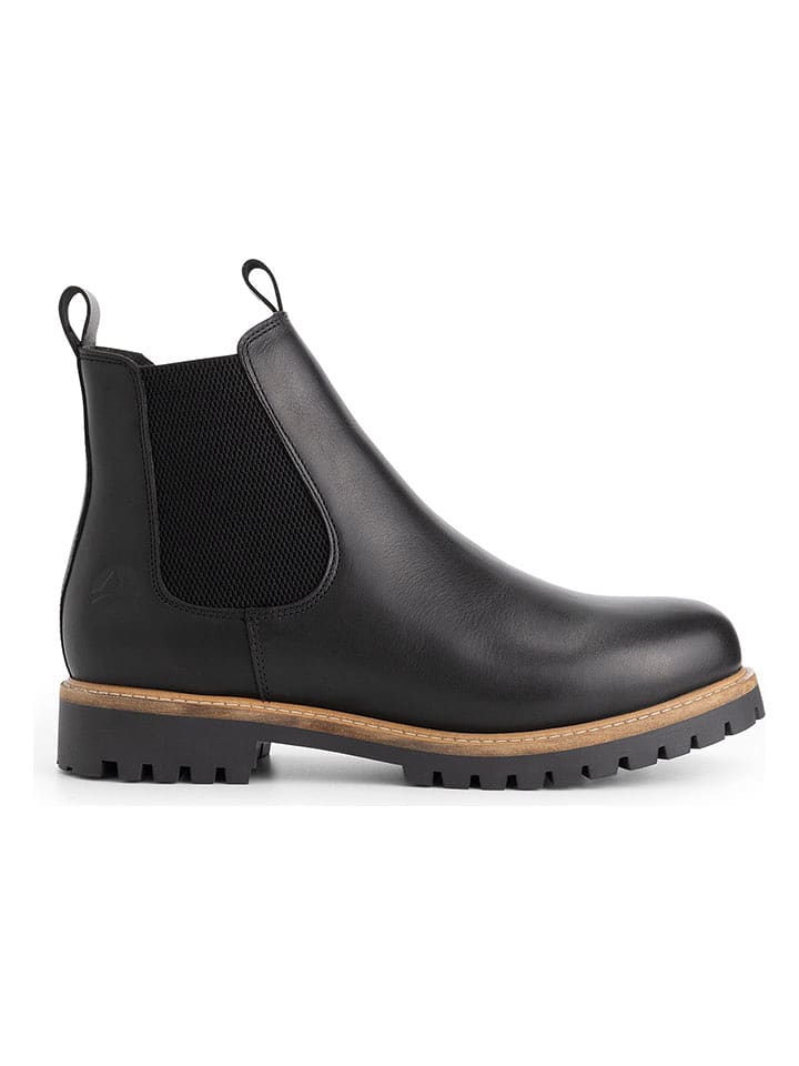 TRAVELIN' Skórzane sztyblety "Nodeland" w kolorze czarnym rozmiar: onesize