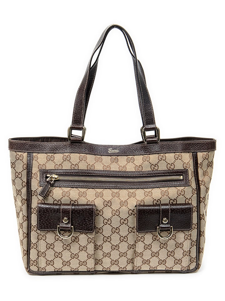Gucci Torebka "Abbey Tote" w kolorze beżowym - 33 x 25 x 10 cm rozmiar: onesize