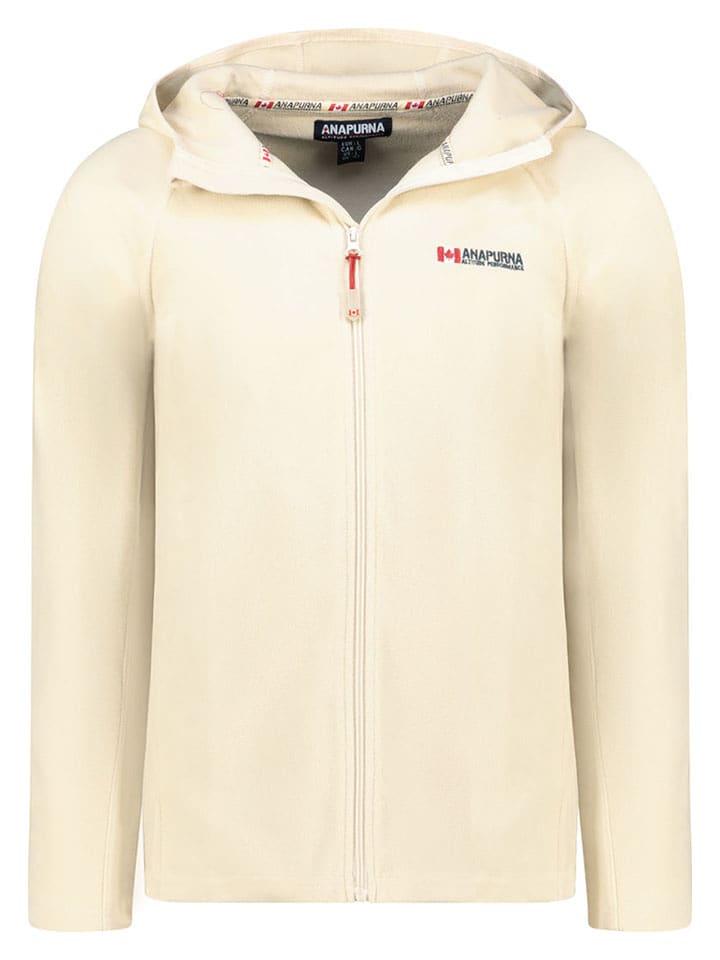 ANAPURNA Kurtka polarowa "Tugoodana" w kolorze kremowym rozmiar: M