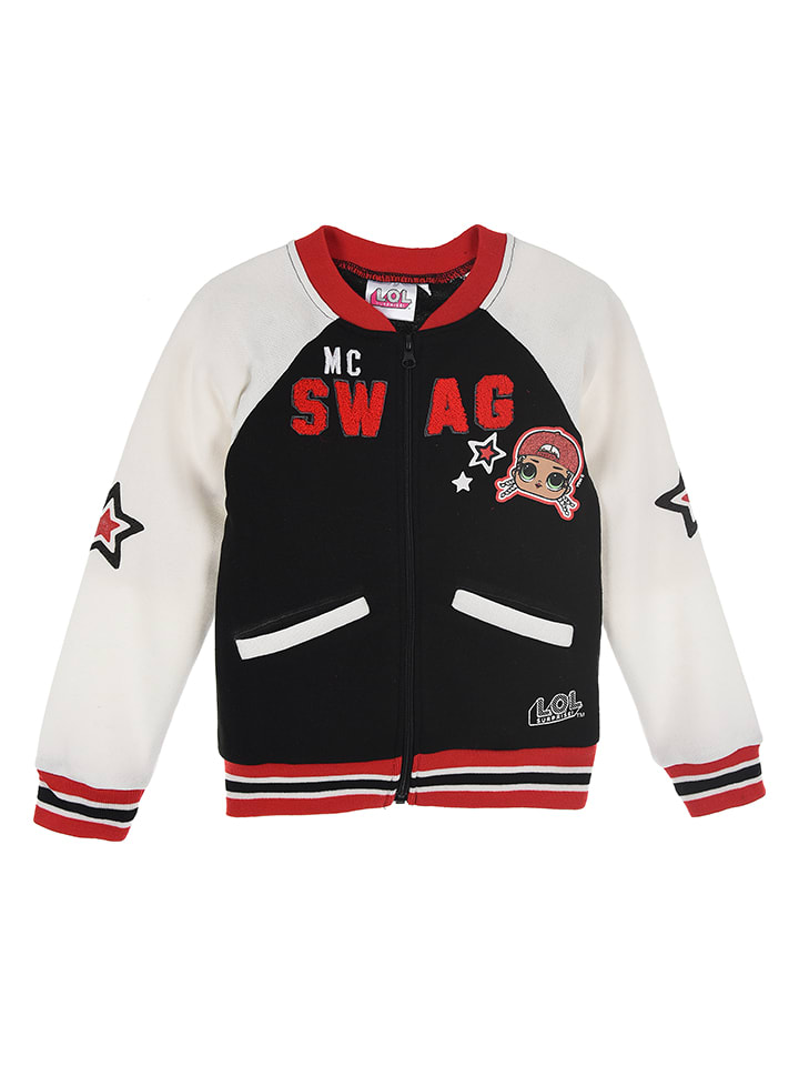 L.O.L. Surprise Bluza "LOL Surprise" w kolorze czarno-biało-czerwonym rozmiar: 116