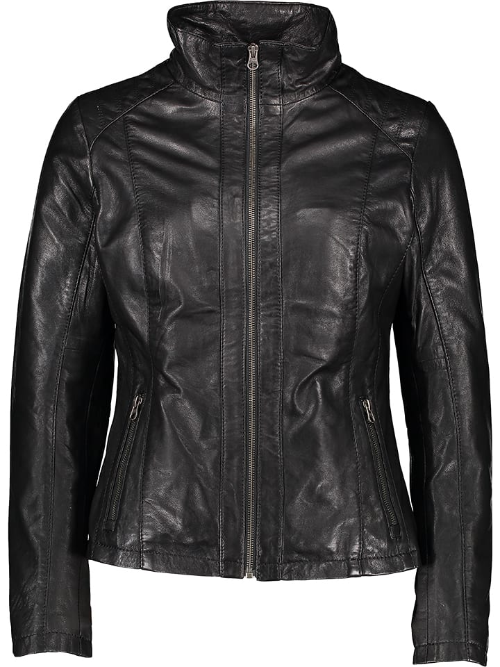 KRISS Skórzana kurtka w kolorze czarnym rozmiar: 44