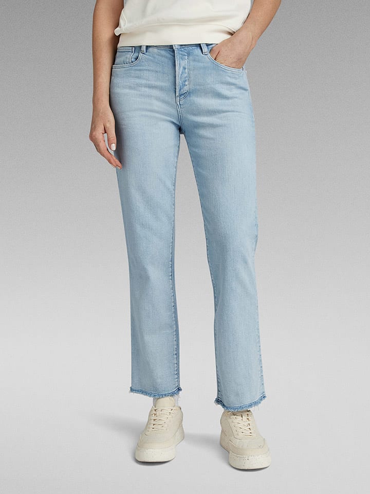 G-Star Dżinsy - Regular fit - w kolorze błękitnym rozmiar: W27/L32