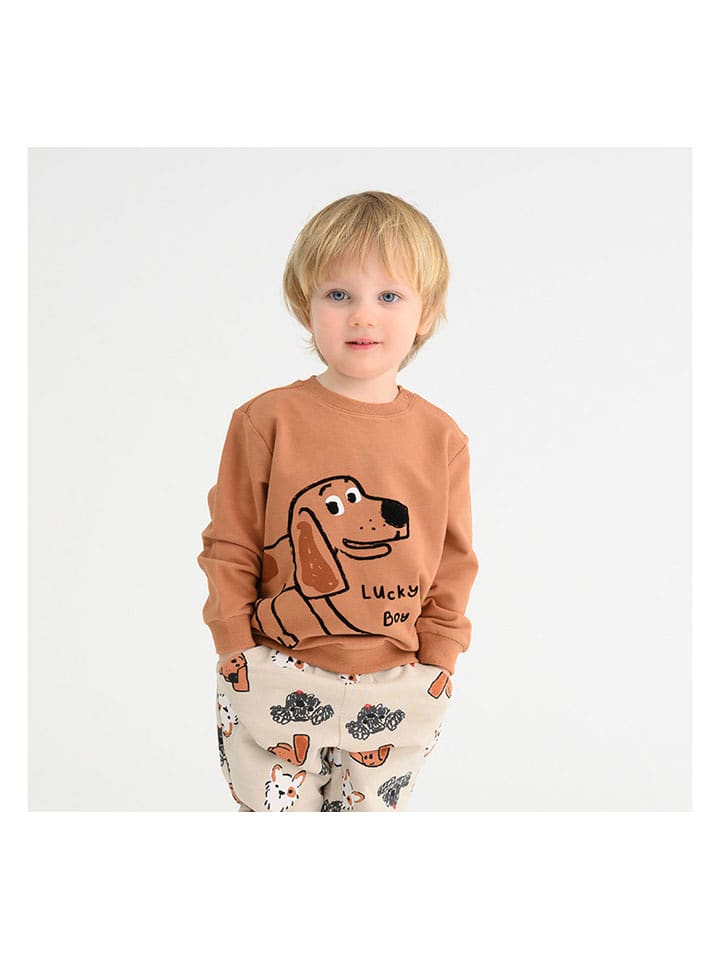 COOL CLUB Bluza w kolorze jasnobrązowym rozmiar: 86