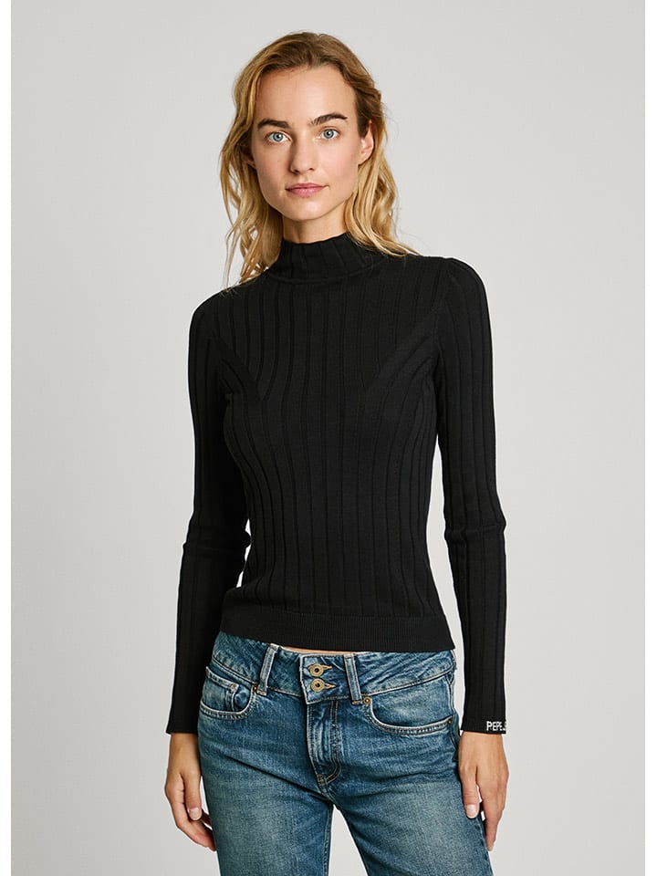 Pepe Jeans Koszulka w kolorze czarnym rozmiar: XS