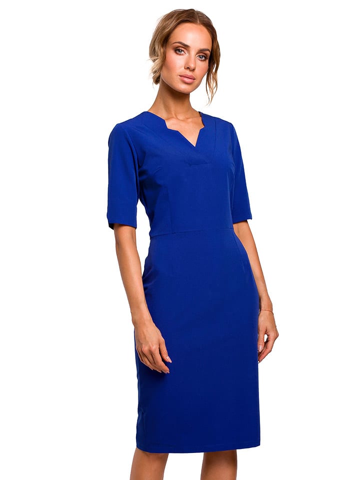 made of emotion Sukienka w kolorze niebieskim rozmiar: XXL