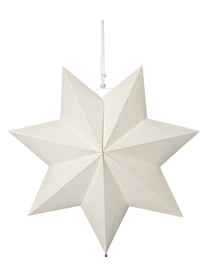 STAR Trading Gwiazda papierowa "Polar" w kolorze białym - Ø 40 cm rozmiar: onesize