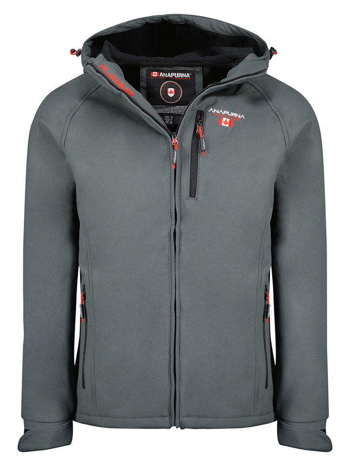 ANAPURNA Kurtka softshellowa "Takitana" w kolorze antracytowym rozmiar: 3XL