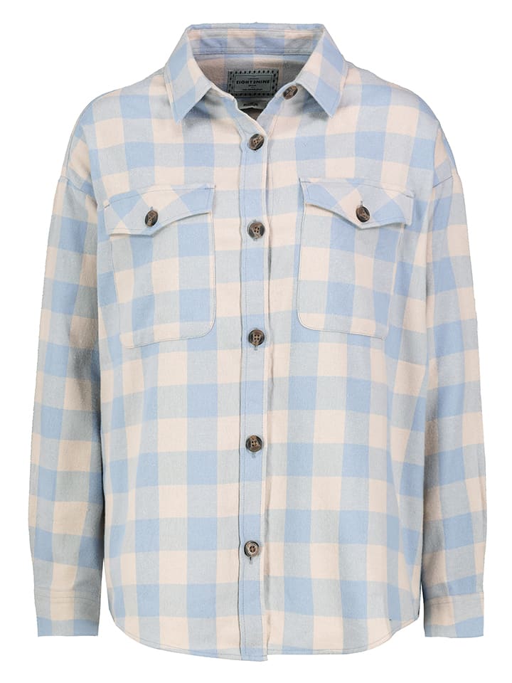 Eight2Nine Koszula w kolorze błękitno-beżowym rozmiar: S