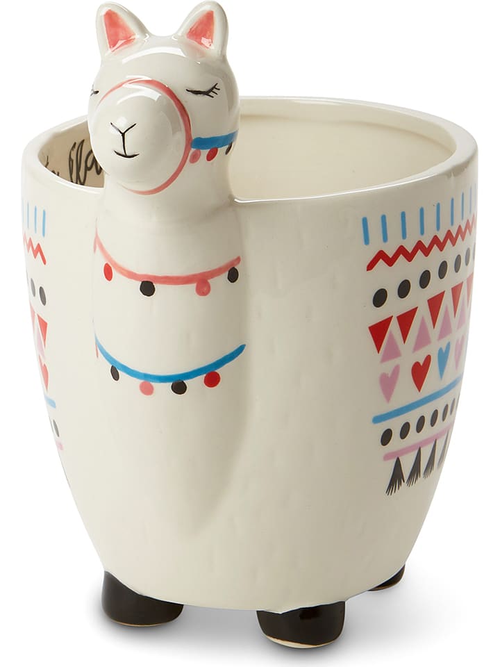 Tri-Coastal Design Kubek w kolorze białym ze wzorem - 300 ml rozmiar: onesize