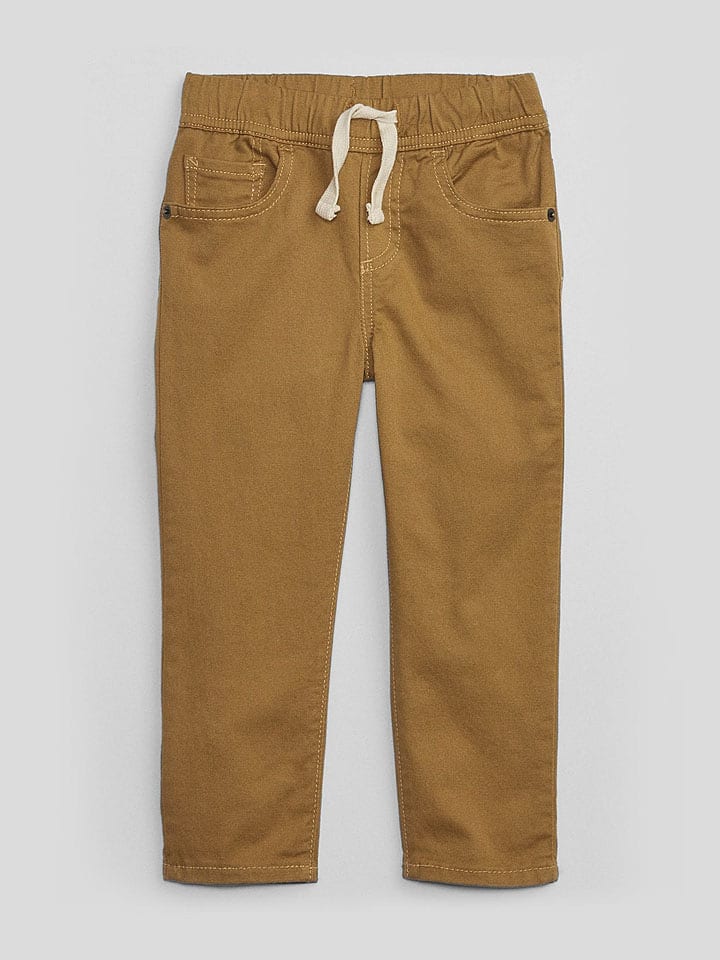 GAP Spodnie w kolorze jasnobrązowym rozmiar: 110