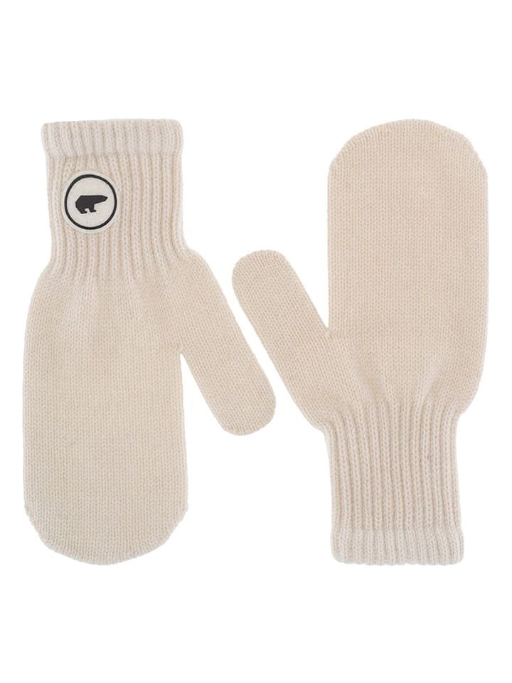 Eisbär Wełniane rękawiczki "Jalen" w kolorze beżowym rozmiar: L