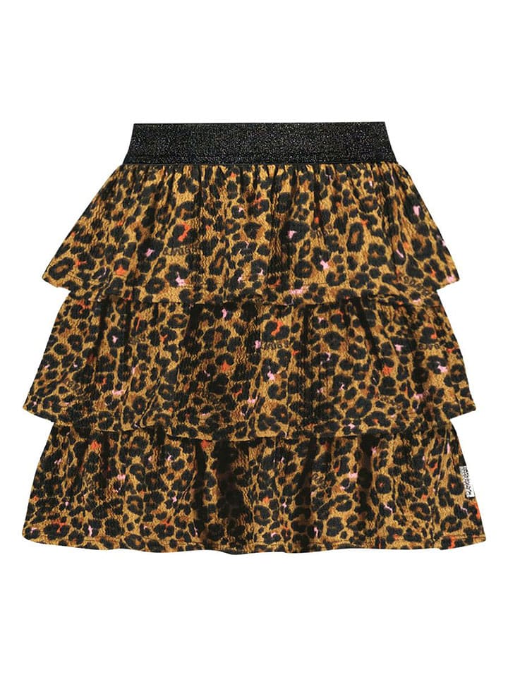 B.Nosy Spódnica "Ruby" w kolorze jasnobrązowo-czarnym rozmiar: 98