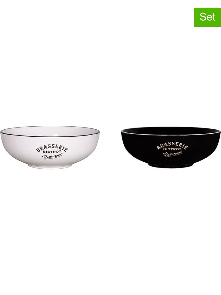 Anticline Miski (2 szt.) w kolorze biało-czarnym - Ø 25,3 cm rozmiar: onesize